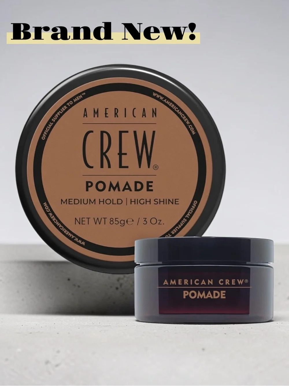 💈✨ American Crew Pomade for Hold & Shine – 3 oz